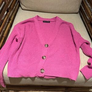 Streetwear Society Pink Cardigan Sweater